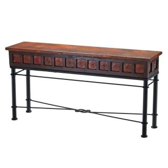 Knotted Hammered Copper Alma Console Tables