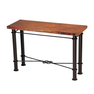 Knotted Hammered Copper Sofa Table