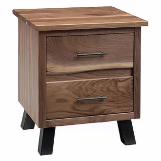 Modern Rustic Richardson 2 Drawer Nightstand