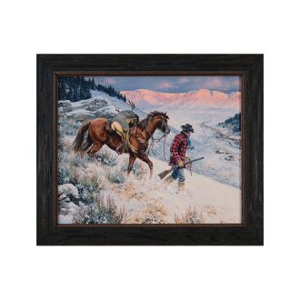 "No Place Like Home" by Clark Kelley Price
#BrownBarnwood Standard Frame