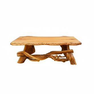 Rustic Log Desk