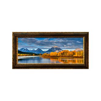"Oxbow Bend II" by Mitchell Mansanarez
12" x 30" - #8205 Décor Frame