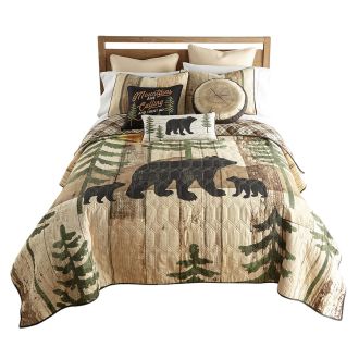 Painted Bear Quilt Set