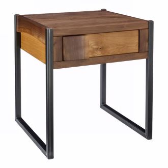 Powder Mountain 1 Drawer Side Table