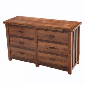 Reclaimed Heritage Richland 6 Drawer Barn Wood Dresser