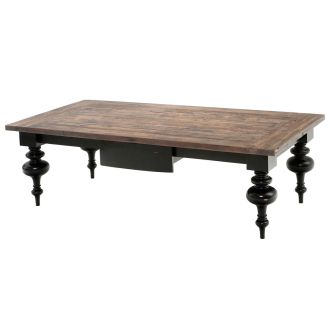 Reclaimed Wood Cottage Dark Coffee Table