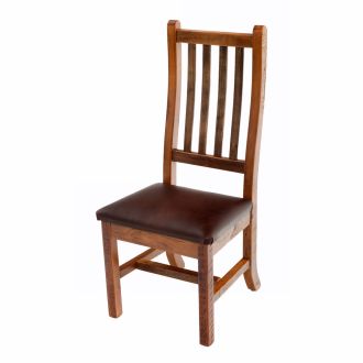 Reclaimed Heritage Curved Back Barn Wood Dining Chair