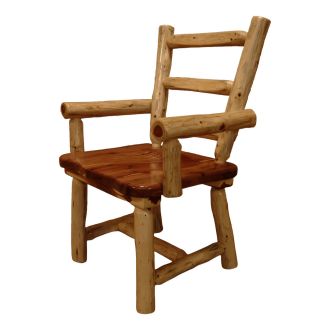 Rust Valley Red Cedar Ladder Back Captain's Chair