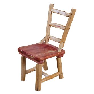 Rust Valley Red Cedar Ladder Back Dining Chair