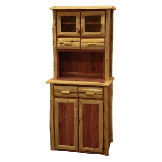 Rust Valley Red Cedar Two Door Buffet & Hutch