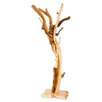 Rustic Juniper Log Coat Tree