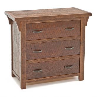 Rustic Oak 3 Drawer Chest