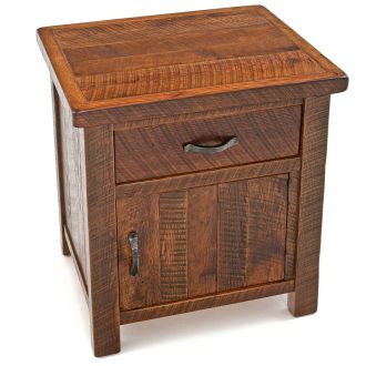 Oak Meadows Enclosed Reclaimed Barn Wood Nightstand