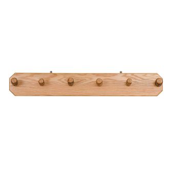 Saranac Hickory Pegged Wall Rack