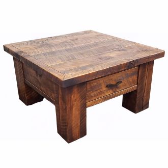 Sawmill Rustic Rough Sawn 1 Drawer Coffee Table