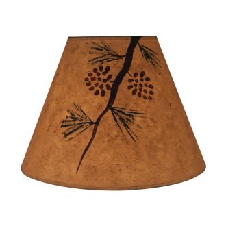 Rustic Pine Branch Lampshade