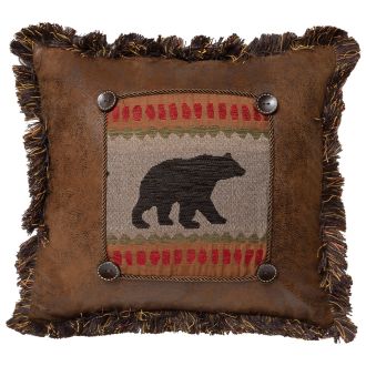 Maple Lake Bear Pillow