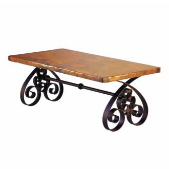 Southern Hammered Copper Coffee Table