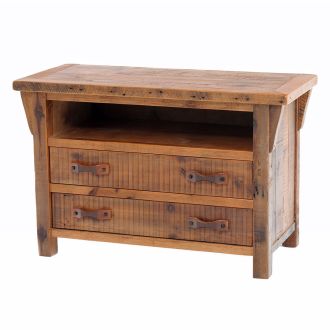 Stony Brooke Rustic Reclaimed 2 Drawer Television Stand