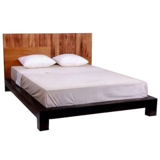Urban Rustic Jigsaw Platform Bed