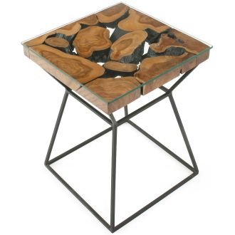 Urban Organic Chic Teak Side Table