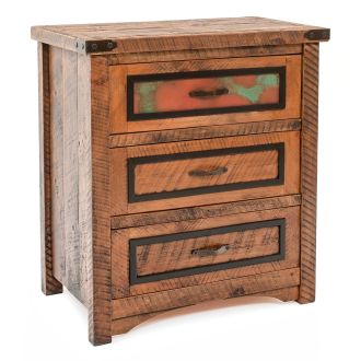 Copper Mesa 3 Drawer Chest 
