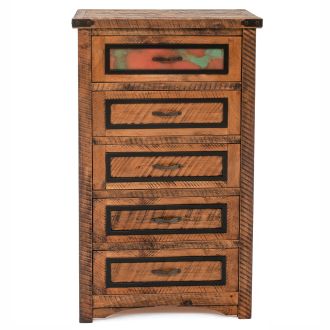 Copper Mesa 5 Drawer Chest