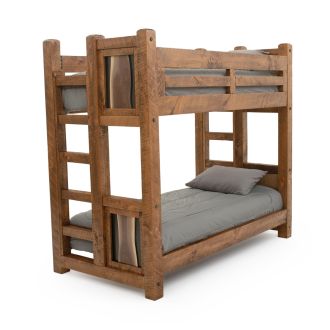 Walnut Falls Rustic Barnwood Bed 