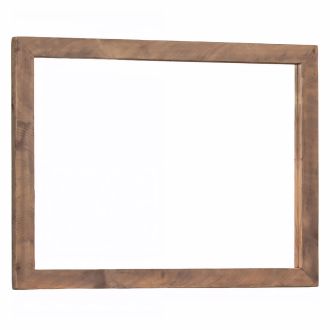 Weathered Wood Bathroom Mirror Frame