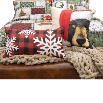 Winter Cottage Pillow Set