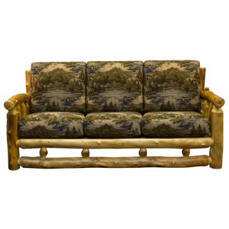 Yellowstone Aspen Rustic Log Sofa