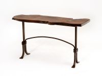 Sofa Table with Live Edge Design