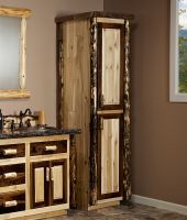 Black Walnut and Cedar Linen Closet