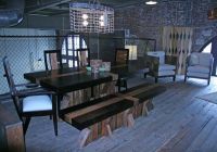 Rustic Modern Reclaimed Wood Bench Design #5