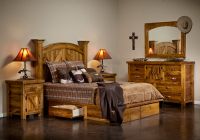 Heartland Bedroom Set in Honey
