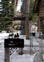 Wrought Iron Adirondacks Welcome Sign