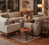 Rustic End Table: Some lifestyle images are created with AI for visualization purposes. Crafted from natural solid wood, each piece is unique and will vary.