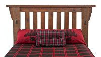 Stony Brooke Rustic Reclaimed Royal Mission Bed - Slim Timber