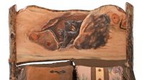 Create-A-Scene Carved Wildlife Aspen Log Bunk Bed--Cub Tree Nap