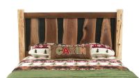 River Rustic Black Forest Barnwood Headboard