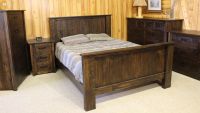 Rustic Mill Barnwood Bed