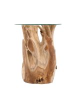 Natural Wood Branch Table