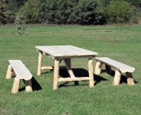 Rustic Picnic Table Set
