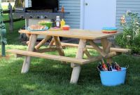 Contoured Comfort Log Picnic Table