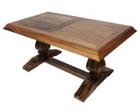 Cottage Chic Golden Walnut Coffee Table