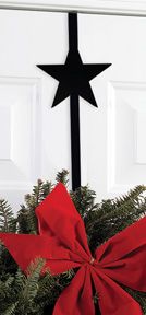Wrought Iron Star Wreath Hanger