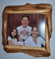 Unique Juniper Log Picture Frame