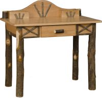 Hickory Log Writing Desk