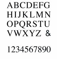 Wrought Iron House Numbers & Letters Examples