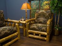 Yellowstone Aspen Rustic Log Chair